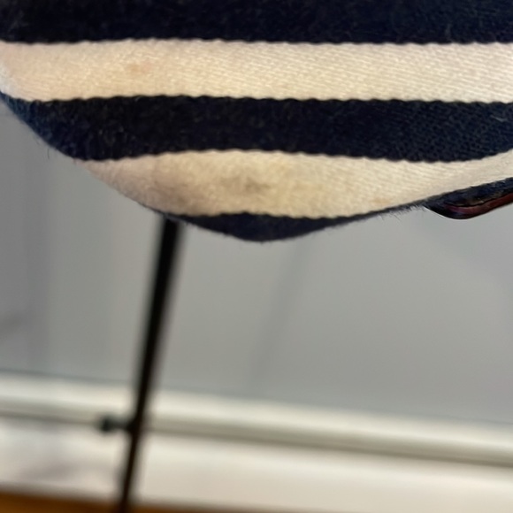 Vintage Kate Spade navy and white striped tote - Picture 10 of 14